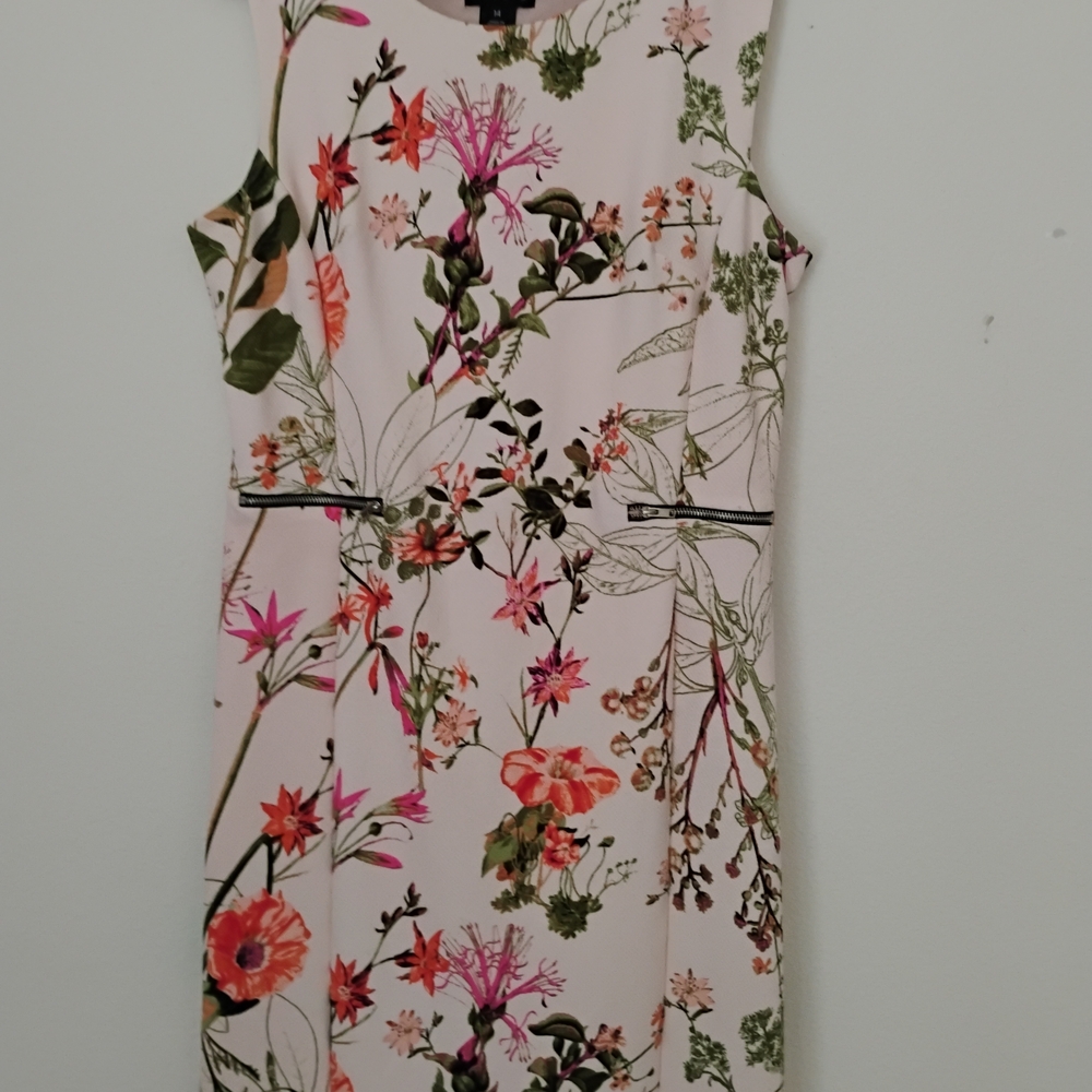 Enfocus Studio Floral Print Mini Dress